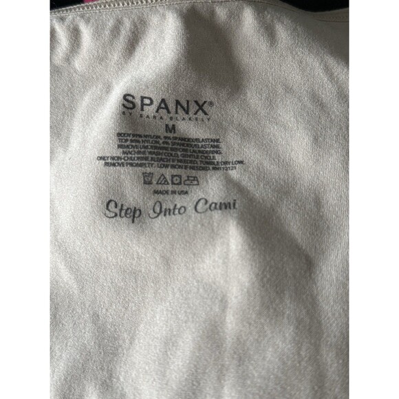 Spanx Step Into Cami Womens Size M Wireless Nude V Neck Shape Wear Tank - Picture 3 of 3